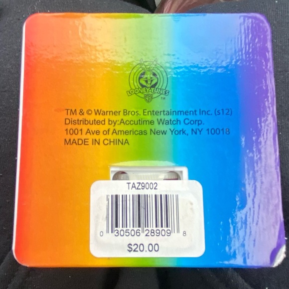 TAZ Tasmanian Devil Looney Tunes Watch Slap-It-On  Warner Bros New - Picture 6 of 7